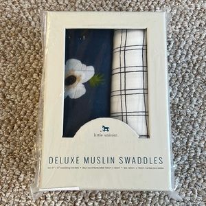 NWT Little Unicorn Deluxe Muslin Swaddles